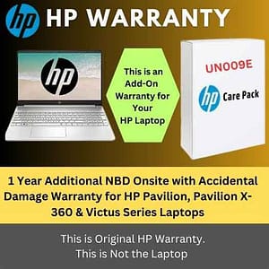 additional 1 year nbd onsite warranty with accidental damage for hp pavilion x-360 victus laptops