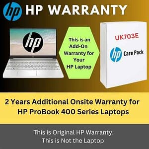 2 Years Additional Onsite Warranty for HP ProBook 400 Series Laptops