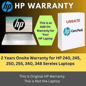 2 Years Onsite Warranty for HP 240 245 250 255 340 348 Laptops