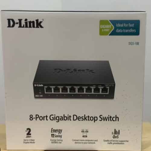 d'link 8 port gigabit switch