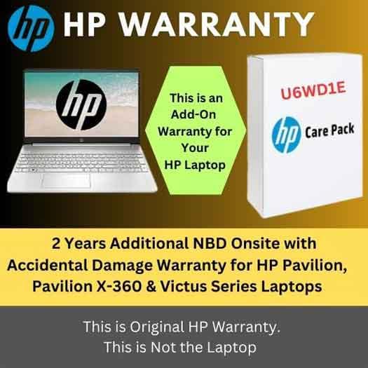 additional 2 years nbd onsite warranty with accidental damage for hp pavilion x-360 victus laptops