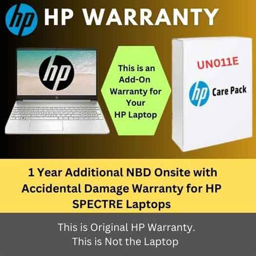 1 Year Onsite Warranty with adp for HP Spectre Laptops