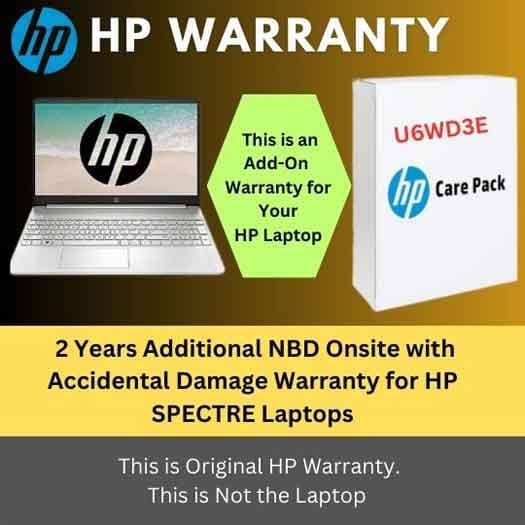 2 Years Onsite Warranty with adp for HP Spectre Laptops